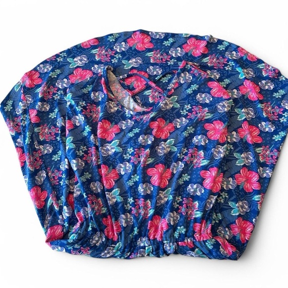 Tween High-Low Hemline Dress with Shorts - Size 14 💓🩵🌸🌺 - Picture 8 of 8